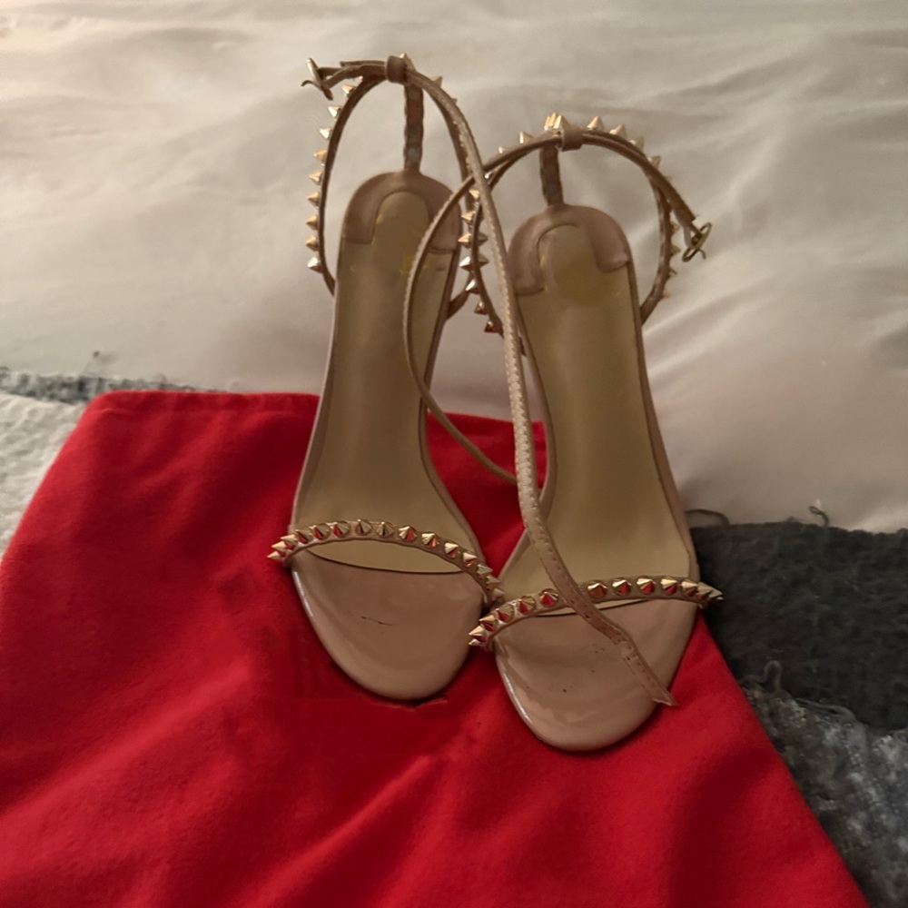 Red Studded Heels